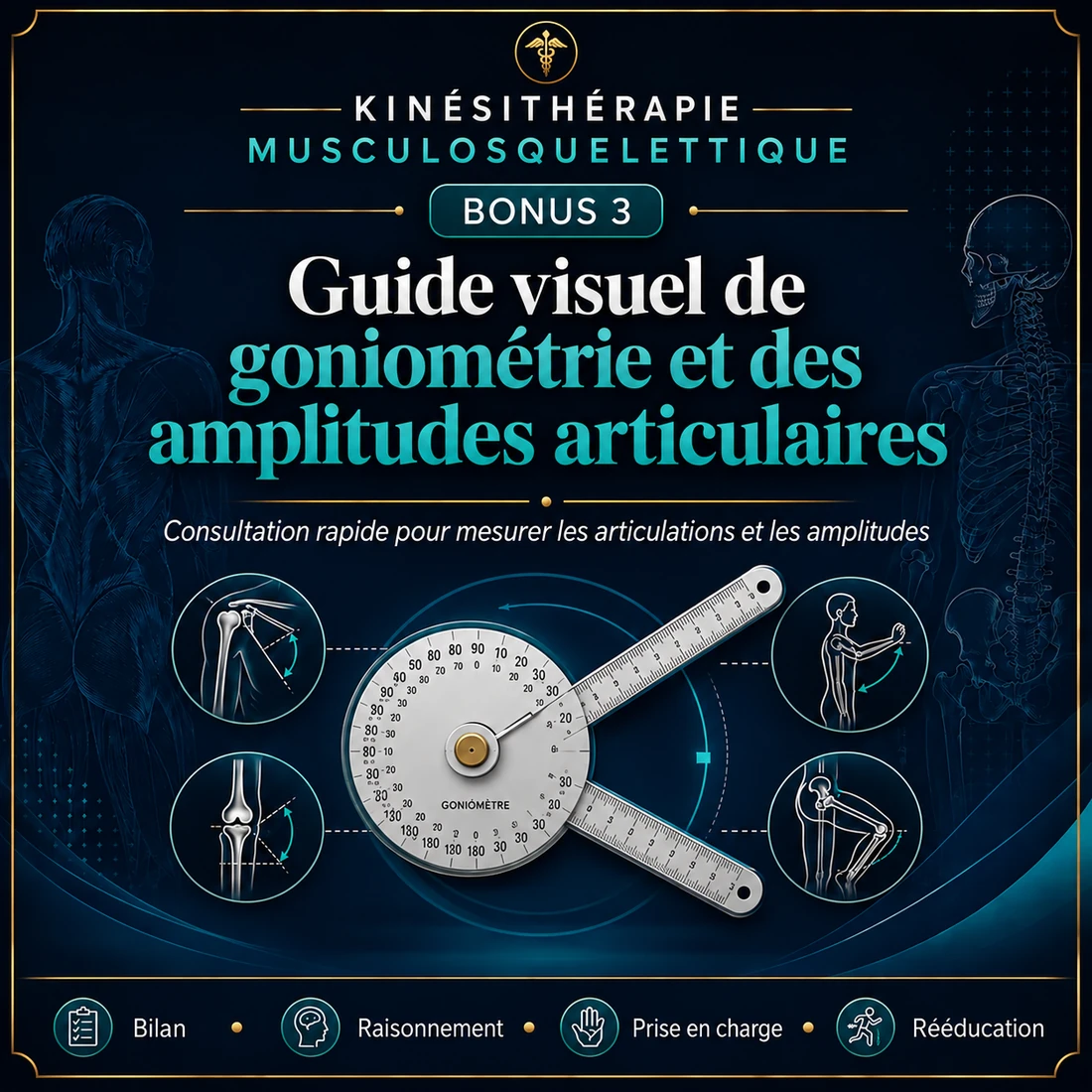 Bonus 3 — Guide visuel de goniométrie et des amplitudes